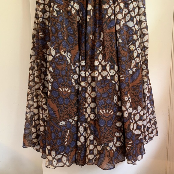 VINTAGE Bohemian / Boho Floral Maxi Formal Dress - Picture 5 of 8